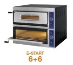   Pizzakemence, elektromos, 2 aknás (Olasz!) 2*6 db 31 cm-es pizzához