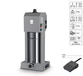 Facem (Trespade) kolbásztöltő mod. 15 literes, inox álló (elektromos kolbásztöltő, nem hidraulikus kolbásztöltő)